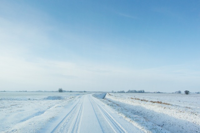 We had snow 